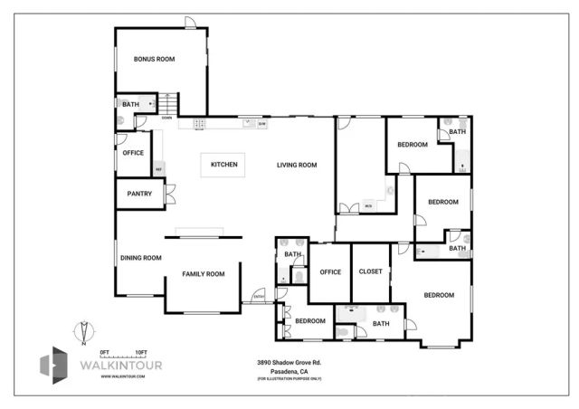 3890 Shadow Grove Road, Pasadena, CA 91107