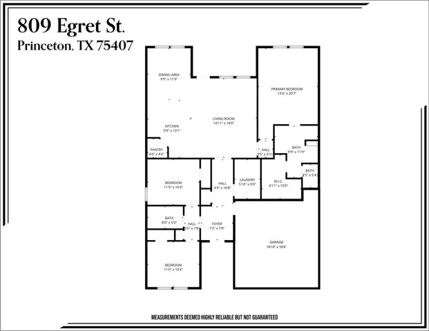 809 Egret Street, Princeton, TX 75407