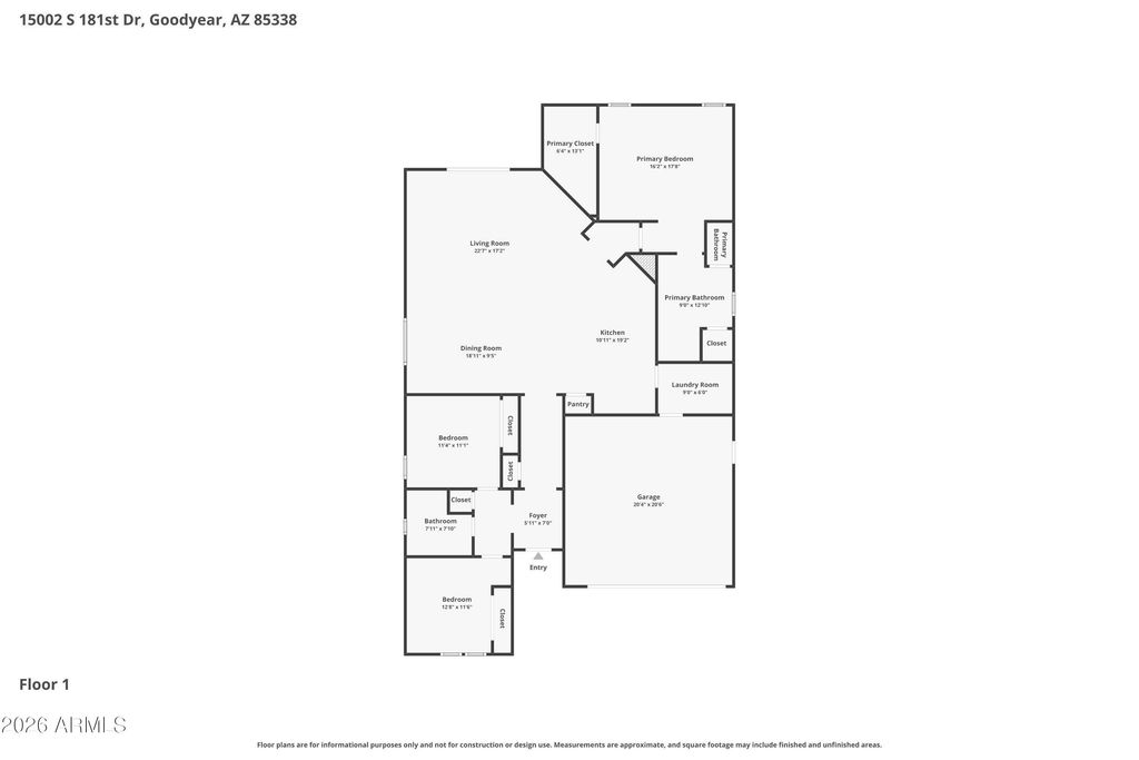 15002 S 181ST Drive, Goodyear, AZ 85338 — photo 2
