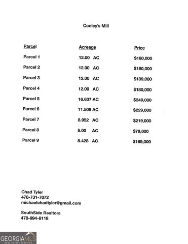 0 Conley Ditch Road, Covington, GA 30014