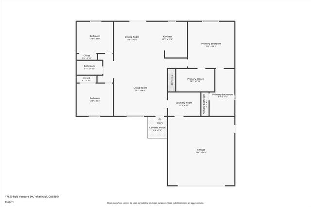17820 Bold Venture Drive, Tehachapi, CA 93561
