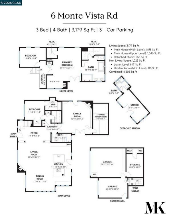 Image 71 of property listing at 6 Monte Vista Rd, Orinda, CA 94563