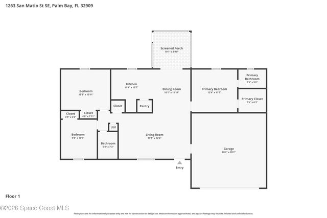 1263 San Matio Street, Palm Bay, FL 32909