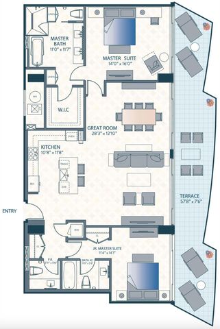 3100 N Ocean Drive H1201, Singer Island, FL 33404