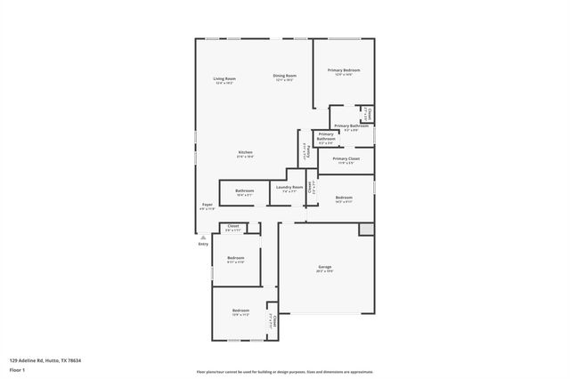 129 Adeline RD, Hutto, TX 78634
