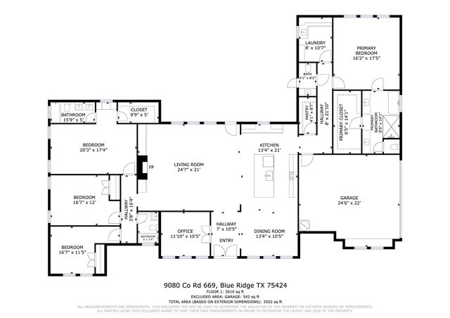 9080 County Road 669, Blue Ridge, TX 75424