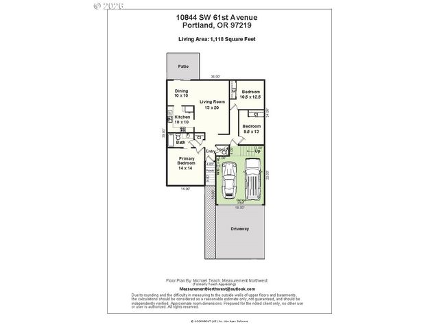 10844 Sw 61ST Ave, Portland, OR 97219