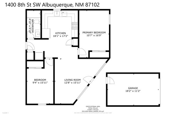 1400 8th Street SW, Albuquerque, NM 87102
