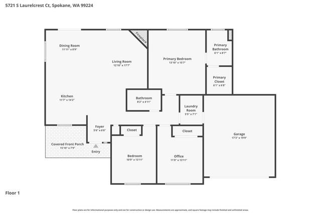 5721 S Laurelcrest Ct, Spokane, WA 99224