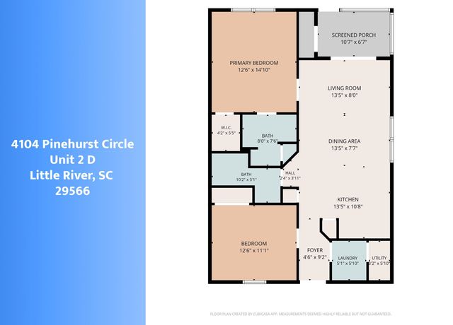 4104 Pinehurst Cir Unit 2D, Little River, SC 29566
