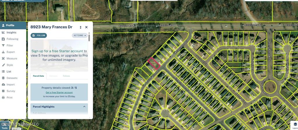 8923 Mary Frances Drive, Southaven, MS 38671 — exterior
