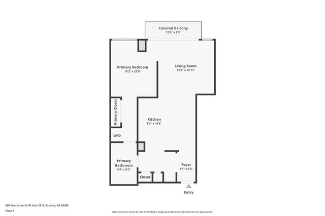 860 Peachtree Street NE Spire 2311, Atlanta, GA 30308
