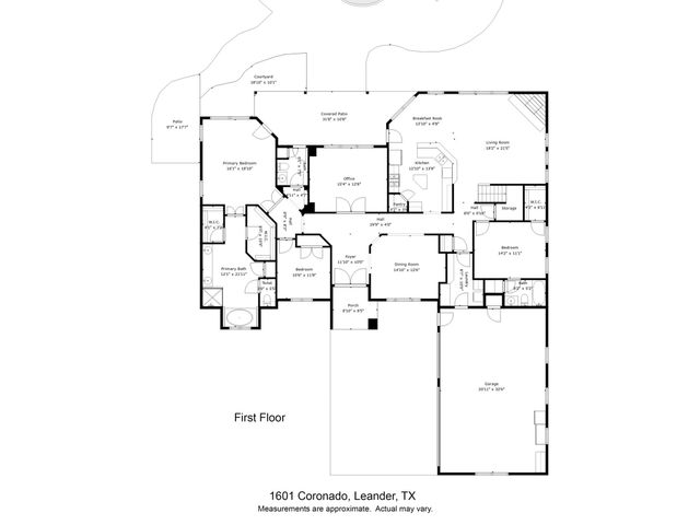 1601 Coronado, Leander, TX 78641
