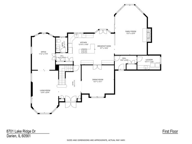 8701 LAKE RIDGE Drive, Darien, IL 60561
