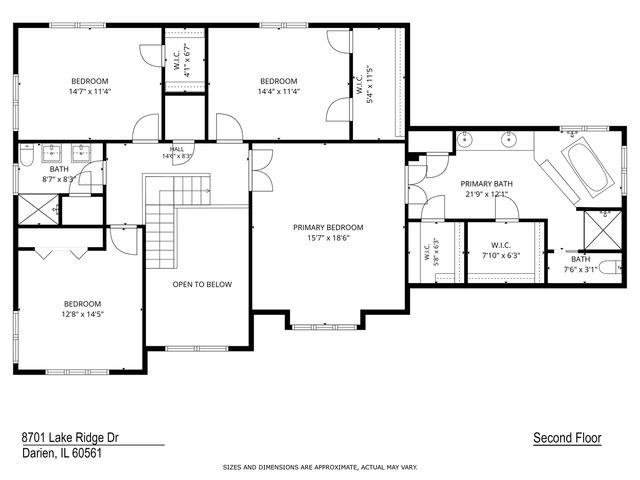 8701 LAKE RIDGE Drive, Darien, IL 60561