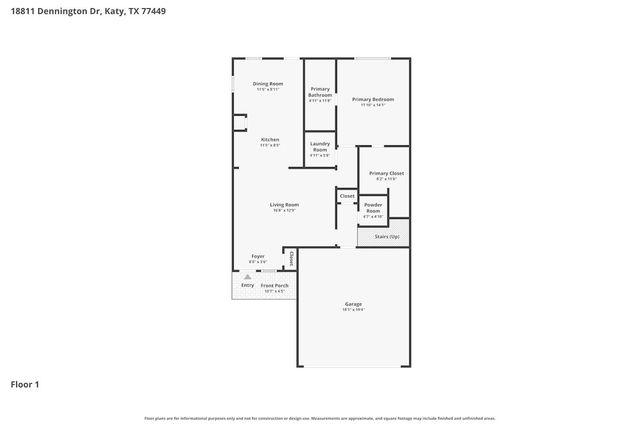 18811 Dennington Drive, Katy, TX 77449