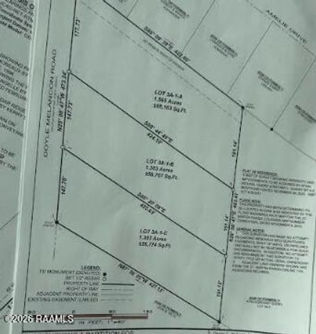 0 Doyle Melancon Road Lot 3, Breaux Bridge, LA 70517