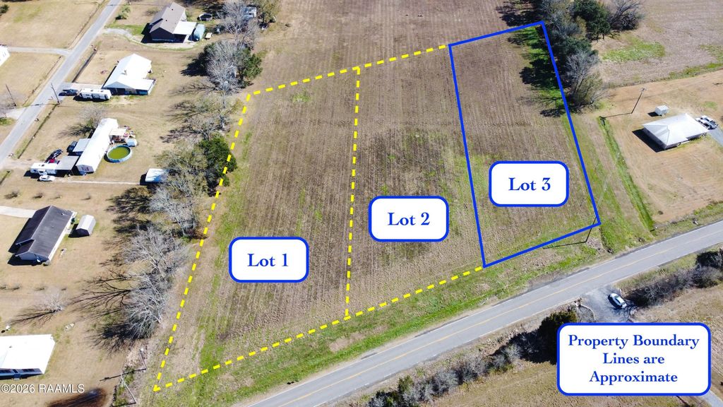 0 Doyle Melancon Road Lot 3, Breaux Bridge, LA 70517