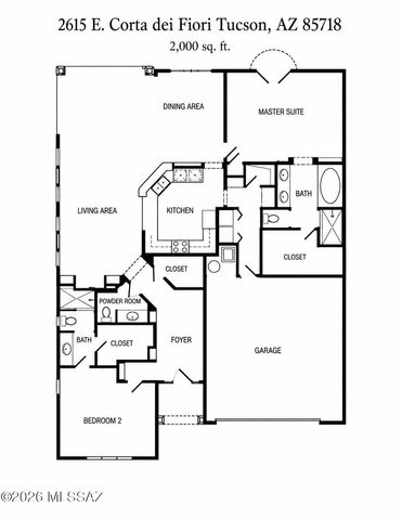 2615 E Corta Dei Fiori, Tucson, AZ 85718