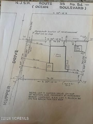 105 E Kupper Drive, Mantoloking, NJ 08738