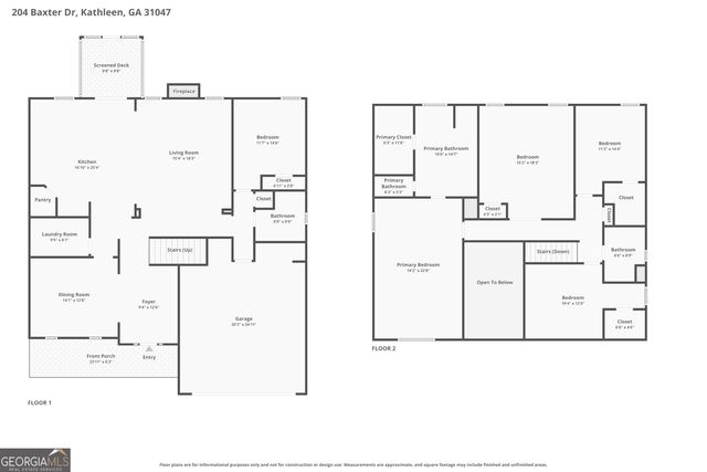 204 Baxter Drive, Kathleen, GA 31047