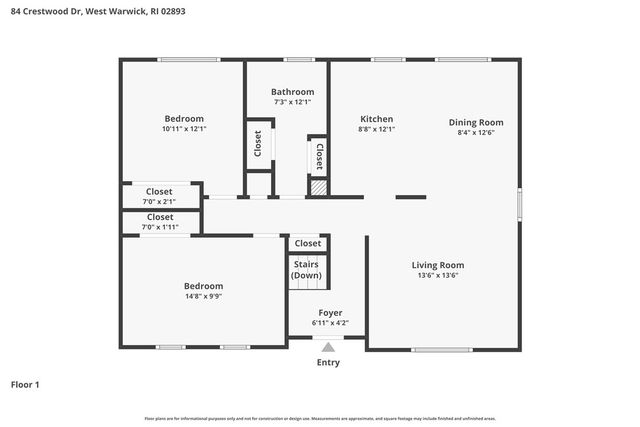 84 Crestwood Drive, West Warwick, RI 02893