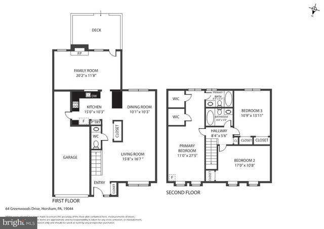 64 GREENWOODS DR, Horsham, PA 19044