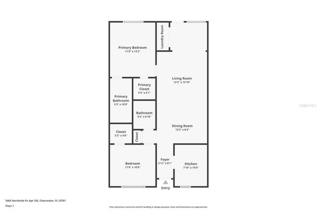 2465 NORTHSIDE DRIVE 102, Clearwater, FL 33761