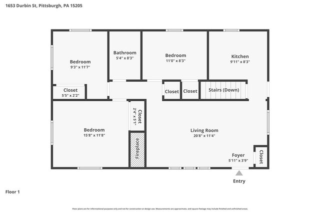 1653 Durbin St, West End, PA 15205