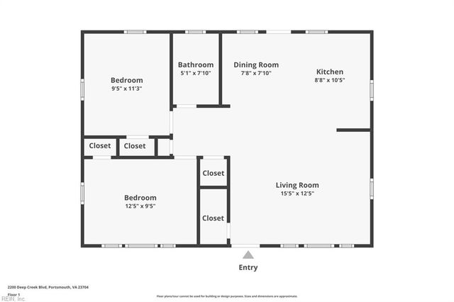 2200 Deep Creek BLVD, Portsmouth, VA 23704