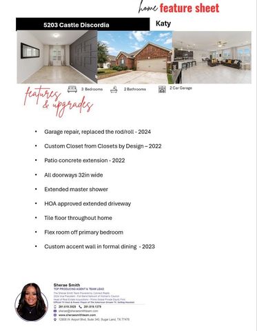 5203 Castle Discordia Street, Katy, TX 77493