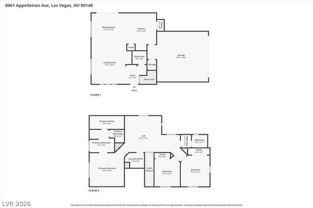 8961 Appellation Avenue, Las Vegas, NV 89148