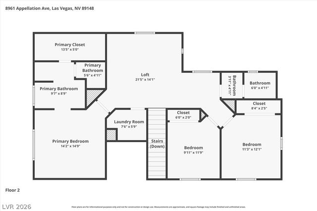 8961 Appellation Avenue, Las Vegas, NV 89148