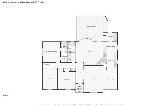 4418 Saffron Lane, Friendswood, TX 77546
