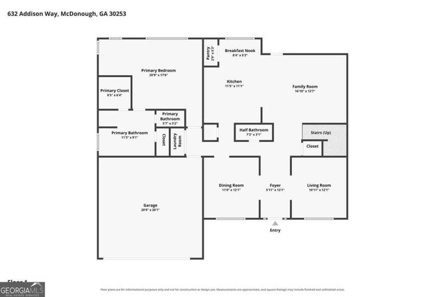 632 Addison Way, Mcdonough, GA 30253
