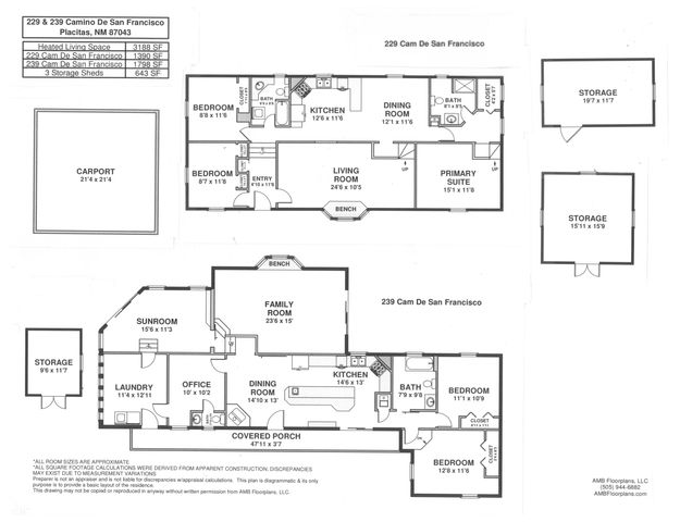 239 & 229 CAMINO DE SAN FRANCISCO, Placitas, NM 87043