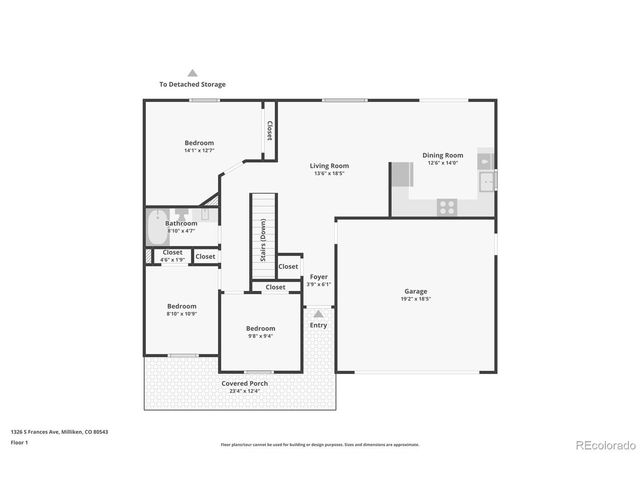 1326 S Frances Ave, Milliken, CO 80543