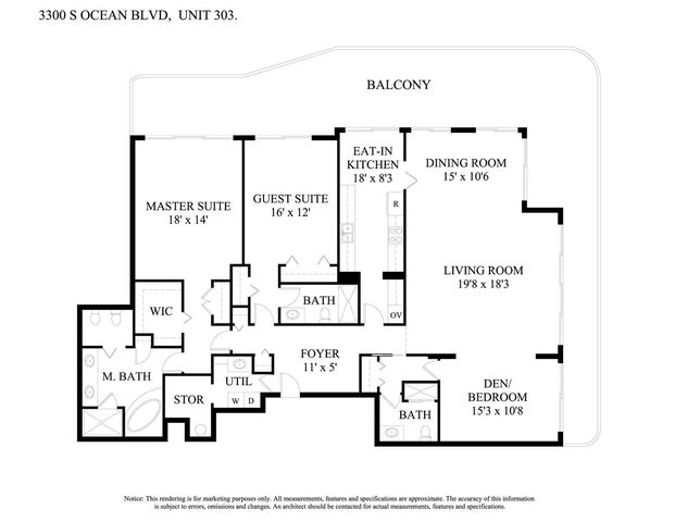 3300 S OCEAN Boulevard 303N, Palm Beach, FL 33480