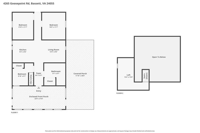 4265 Goose Point RD, Bassett, VA 24055