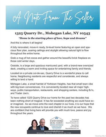 1325 Quarry Drive, Mohegan Lake, NY 10547