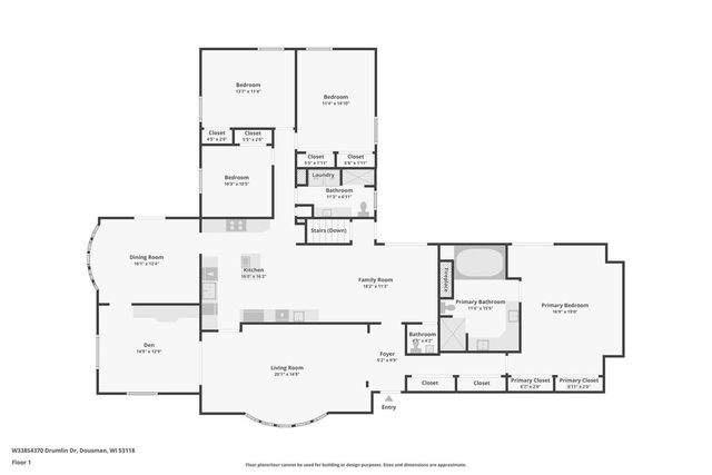 W338S4370 Drumlin DRIVE, Dousman, WI 53118