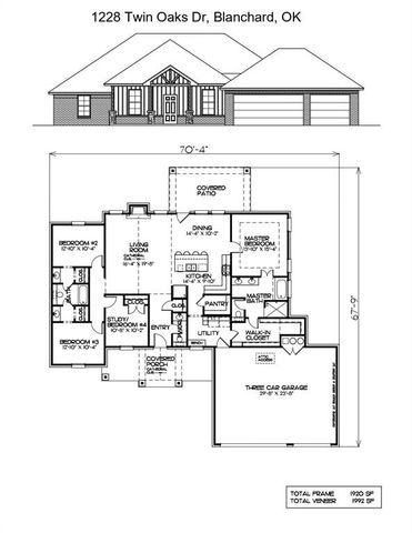 1228 Twin Oaks Drive, Blanchard, OK 73010