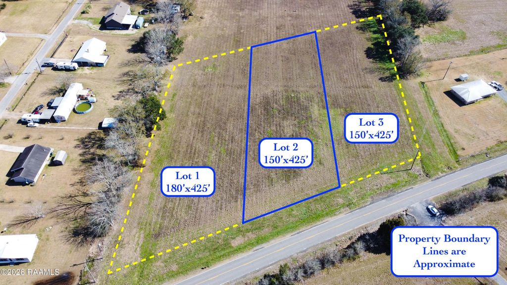 0 Doyle Melancon Road Lot 2, Breaux Bridge, LA 70517