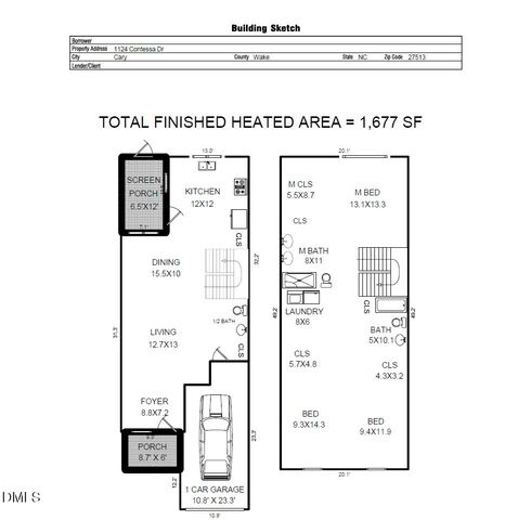 1124 Contessa Drive, Cary, NC 27513