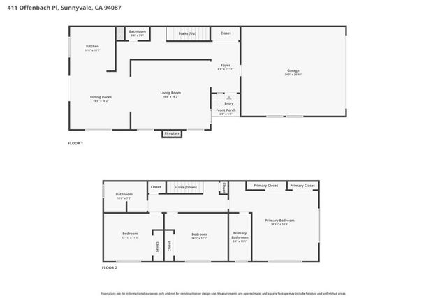 411 Offenbach Place, Sunnyvale, CA 94087