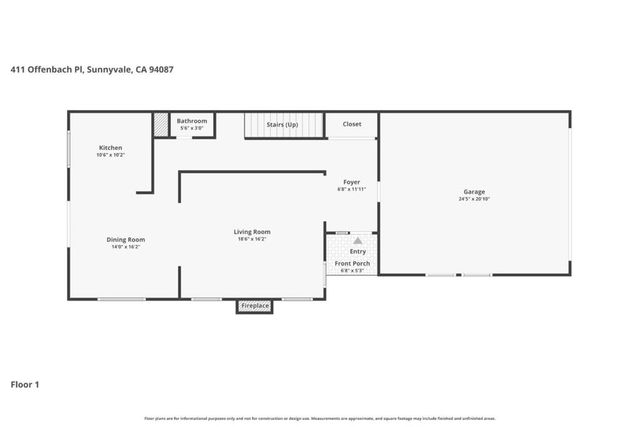 411 Offenbach Place, Sunnyvale, CA 94087