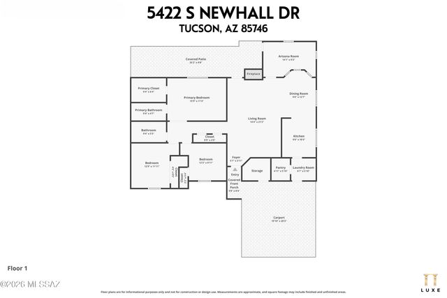 5422 S Newhall Drive, Tucson, AZ 85746