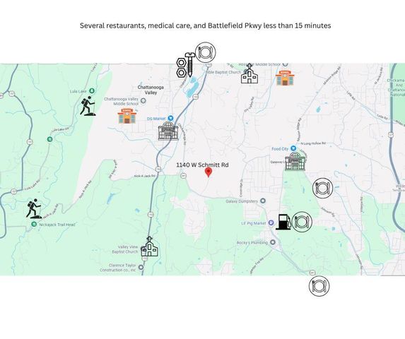 1140 W Schmitt Road, Rossville, GA 30741