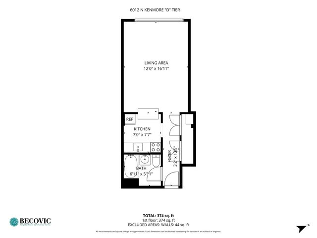 6012 N Kenmore Avenue 3D, Chicago, IL 60660