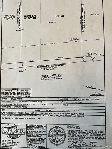 27246 & 27280 Kent Oaks, San Antonio, TX 78260